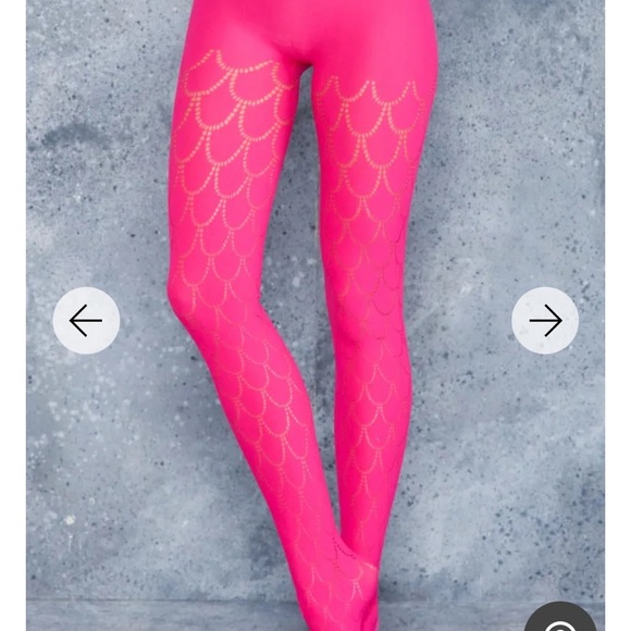 Blackmilk Mermaid Neon Pink Hoisery FINAL PRICE - Picture 2 of 4